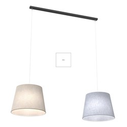 LED pendel Epoca 2 Mix pendellampe - Ø38 cm, E27, 230V, uten lyskilde