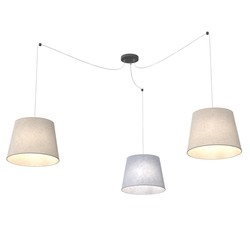 LED pendel Ascot 3 Mix pendellampe - Ø38 cm, E27, 230V, uten lyskilde