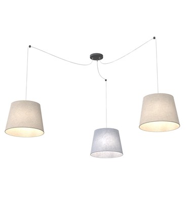Ascot 3 Mix pendellampe - Ø38 cm, E27, 230V, uten lyskilde Ascot 3 Mix pendellampe - Ø38 cm, E27, 230V, uten lyskilde