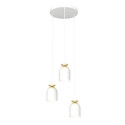 LED pendel Target 3 Hvit Prem pendellampe - Ø11 cm, E27, 230V, uten lyskilde