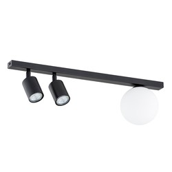 Taklamper Baster 3 Sort taklampe - Ø14 cm, GU10 & E14, 230V, uten lyskilde