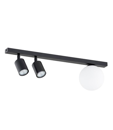 Baster 3 Sort taklampe - Ø14 cm, GU10 & E14, 230V, uten lyskilde Baster 3 Sort taklampe - Ø14 cm, GU10 & E14, 230V, uten lyskilde