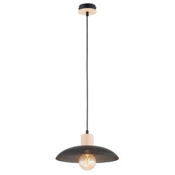 Lysekroner Kobe 1 Sort lysekrone - Ø30 cm, E27, 230V, uten lyskilde