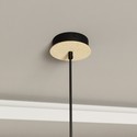 Kobe 1 Sort lysekrone - Ø30 cm, E27, 230V, uten lyskilde