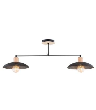Kobe 2 Sort lysekrone - Ø30 cm, E27, 230V, uten lyskilde Kobe 2 Sort lysekrone - Ø30 cm, E27, 230V, uten lyskilde
