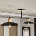 Kobe 2 Sort lysekrone - Ø30 cm, E27, 230V, uten lyskilde