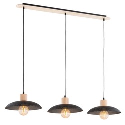 Lysekroner Kobe 3 Sort lysekrone - Ø30 cm, E27, 230V, uten lyskilde