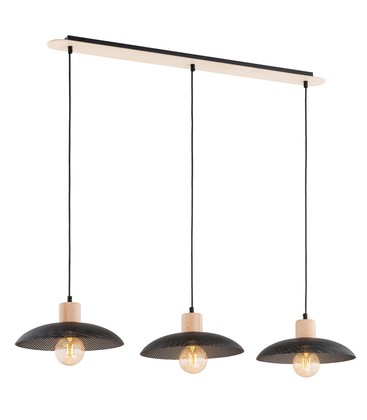 Kobe 3 Sort lysekrone - Ø30 cm, E27, 230V, uten lyskilde