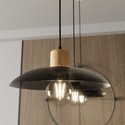 Kobe 3 Sort lysekrone - Ø30 cm, E27, 230V, uten lyskilde