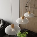 Kobe 3 Hvit lysekrone - Ø30 cm, E27, 230V, uten lyskilde