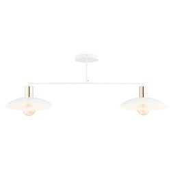 Lysekroner Spirit 2 Hvit lysekrone - Ø30 cm, E27, 230V, uten lyskilde