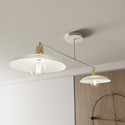Spirit 2 Hvit lysekrone - Ø30 cm, E27, 230V, uten lyskilde