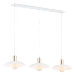 Lysekroner Spirit 3 Hvit lysekrone - Ø30 cm, E27, 230V, uten lyskilde
