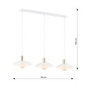 Spirit 3 Hvit lysekrone - Ø30 cm, E27, 230V, uten lyskilde