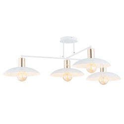 Lysekroner Spirit 4 Hvit lysekrone - Ø30 cm, E27, 230V, uten lyskilde