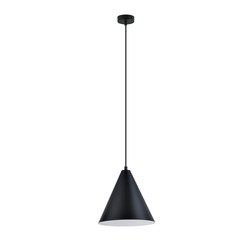 LED pendel Rebel 1 Sort/Hvit pendellampe - Ø23.5 cm, E27, 230V, uten lyskilde