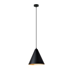 LED pendel Rebel 1 Sort/Gull pendellampe - Ø23.5 cm, E27, 230V, uten lyspære.