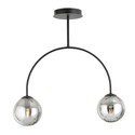 Archi 2 Sort/Grafitt lysekrone - Ø14 cm, E14, 230V, uten lyskilde