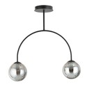 Archi 2 Sort/Grafitt lysekrone - Ø14 cm, E14, 230V, uten lyskilde