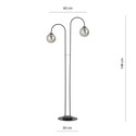Archi LP2 Sort/Grafit lysekrone - Ø14 cm, E14, 230V, uten lyspære