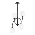 Archi 4B Sort/Opal lysekrone - Ø14 cm, E14, 230V, uten lyskilde