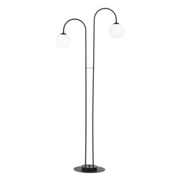 Lysekroner Archi LP2 Sort/Opal lysekrone - Ø14 cm, E14, 230V, uten lyskilde