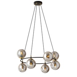 LED pendel Azura 8 Sort/Grafitt pendellampe - Ø14 cm, E14, 230V, uten lyskilde