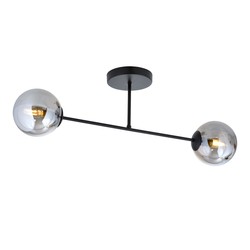 Taklamper Roma 2 Sort/Grafitt taklampe - Ø14 cm, E14, 230V, uten lyskilde
