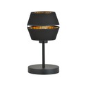 Piano LN Sort/Gull bordlampe - Ø20 cm, E27, 230V, uten lyskilde