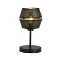 Malia Ln Sort/Gull bordlampe - Ø20 cm, E27, 230V, uten lyskilde