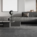 Oslo Ln Sort/Grafitt bordlampe - Ø14 cm, E14, 230V, uten lyskilde