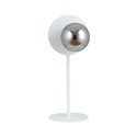 Oslo Ln Hvit/Grafitt bordlampe - Ø14 cm, E14, 230V, uten lyskilde
