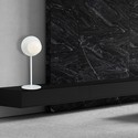 Oslo Ln Hvit/Opal bordlampe - Ø15 cm, E14, 230V, uten lyskilde