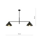 Maverick 2 Sort lysekrone - Ø22 cm, E27, 230V, uten lyskilde