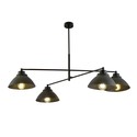 Maverick 4 Sort lysekrone - Ø22 cm, E27, 230V, uten lyskilde