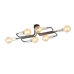 Taklamper Veken 6A Sølv taklampe - E27, 230V, uten lyskilde