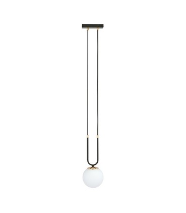 Glam 1 Svart/Opal pendellampe - Ø15 cm, E14, 230V, uten lyskilde Glam 1 Svart/Opal pendellampe - Ø15 cm, E14, 230V, uten lyskilde