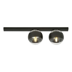 Taklamper Fit 2 Sort/Stripe taklampe - Ø14 cm, E14, 230V, uten lyskilde