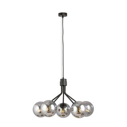 LED pendel Nova 5 Sort/Graphite pendellampe - Ø14 cm, E14, 230V, uten lyskilde
