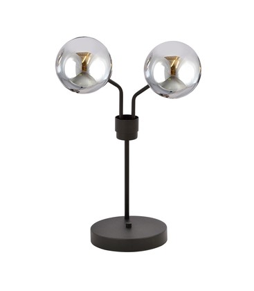Nova LN2 Sort/Grafitt bordlampe - Ø14 cm, E14, 230V, uten lyskilde Nova LN2 Sort/Grafitt bordlampe - Ø14 cm, E14, 230V, uten lyskilde