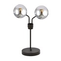 Nova LN2 Sort/Grafitt bordlampe - Ø14 cm, E14, 230V, uten lyskilde