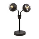 Nova LN2 Sort/Stripe bordlampe - Ø14 cm, E14, 230V, uten lyskilde