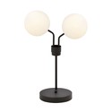Nova LN2 Svart/Opal bordlampe - Ø15 cm, E14, 230V, uten lyskilde