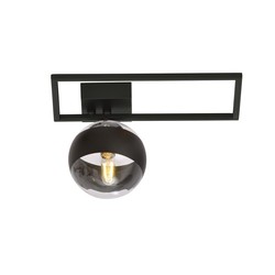 Taklamper Imago 1D Sort/Stripe taklampe - Ø14 cm, E14, 230V, uten lyskilde