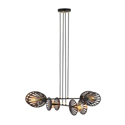 LED pendel Playa 4 Svart pendellampe - E27, 230V, uten lyskilde