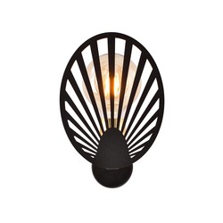 Innendørs vegglampe Playa K1 Sort vegglampe - E27, 230V, uten lyskilde