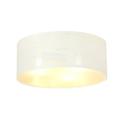 Taklamper Aston 3 Hvit/Gull taklampe - Ø50 cm, E27, 230V, uten lyskilde