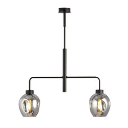 LED pendel Lukka 2 Sort/Grafitt pendellampe - Ø14 cm, E27, 230V, uten lyskilde