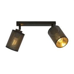 Taklamper Bronx 2 Sort taklampe - Ø10 cm, E14, 230V, uten lyspære