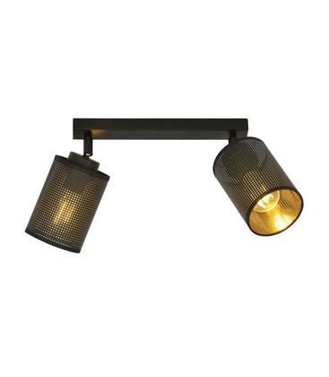 Bronx 2 Sort taklampe - Ø10 cm, E14, 230V, uten lyspære Bronx 2 Sort taklampe - Ø10 cm, E14, 230V, uten lyspære